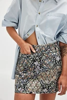 Darla Quilted Mini Skirt