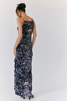 Nightcap High Cowl Printed Maxi Dress