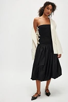 Y-Y Side Bows Cut-Out Dress