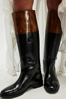 Two-Tone Tailored Riding Boots