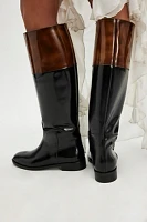 Two-Tone Tailored Riding Boots