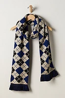 Anna Sui Argyle Scarf