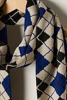 Anna Sui Argyle Scarf