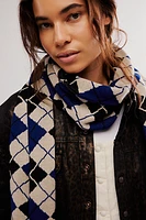 Anna Sui Argyle Scarf