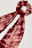 Aya Shibori Pony Scarf