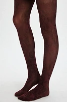 Midnight Brocade Tights