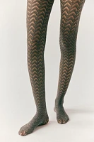 Pointelle Chevron Tights