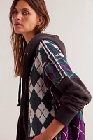 We The Free Roxy Argyle Cardi