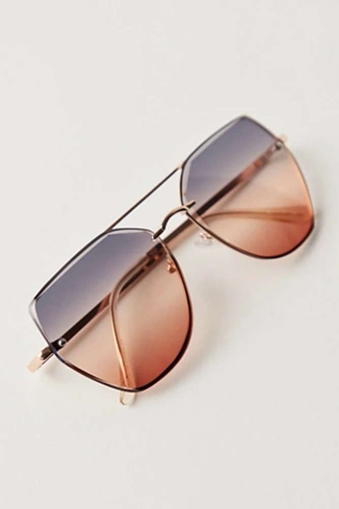 Paloma Oversized Aviator Sunglasses