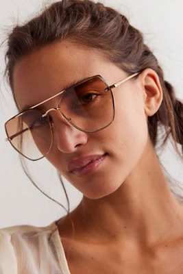 Paloma Oversized Aviator Sunglasses