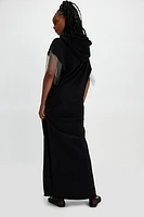 Vintage Souls Metal Fringe Hoodie Maxi