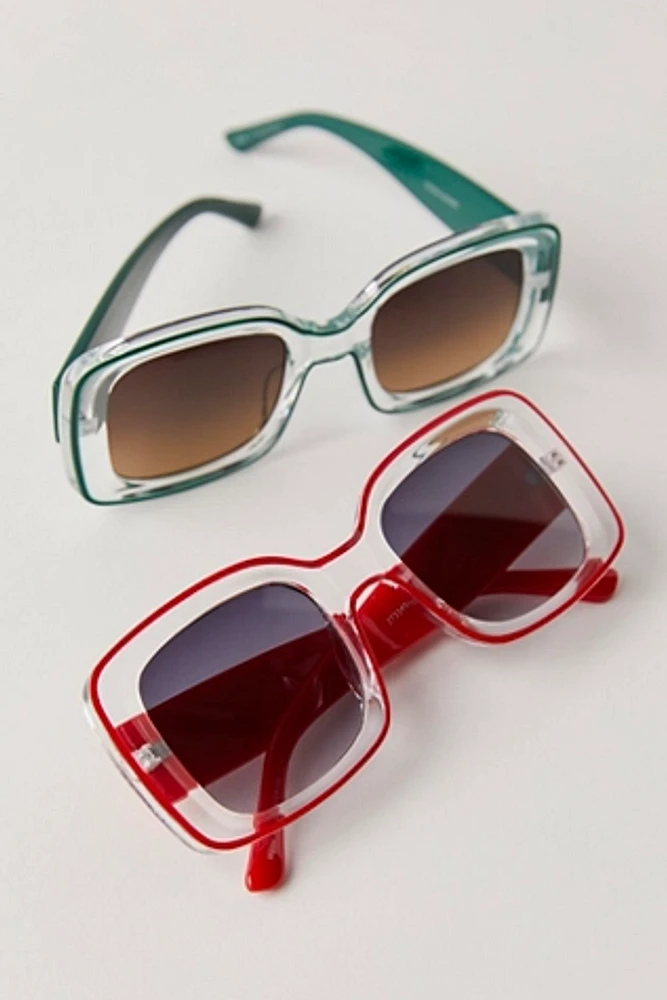 Twiggy Bubble Square Sunglasses