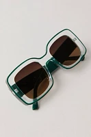 Twiggy Bubble Square Sunglasses