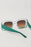 Twiggy Bubble Square Sunglasses