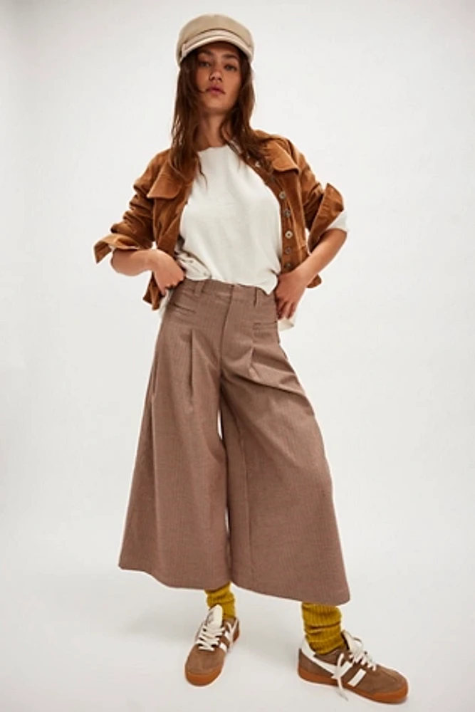 Amara Cropped Wide-Leg Pants