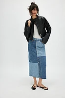 Levi's Button Patch Midi Skirt