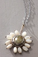 Eric Silva Flower Stone Necklace