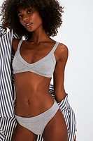 Heathered Essentials Triangle Bralette