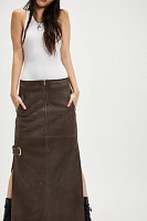 Just Female Ride Leather Skirt