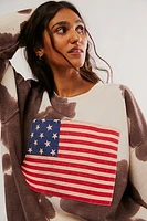 Tricia Fix Hand-Dyed Cowboy USA Crewneck