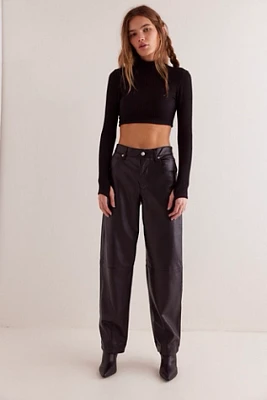 We The Free Sophia Vegan Slim Barrel Pants