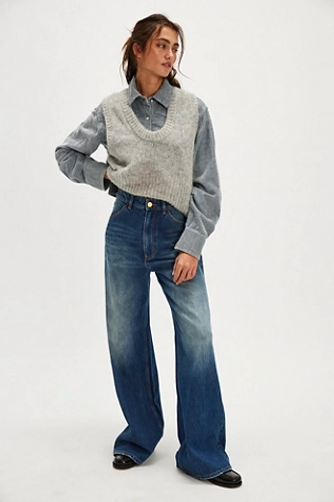 Rolla's Studio Flare Scoop Pocket Jeans