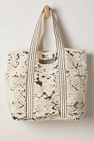 Textured Caravan Tote Bag