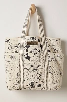 Textured Caravan Tote Bag