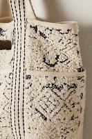 Textured Caravan Tote Bag