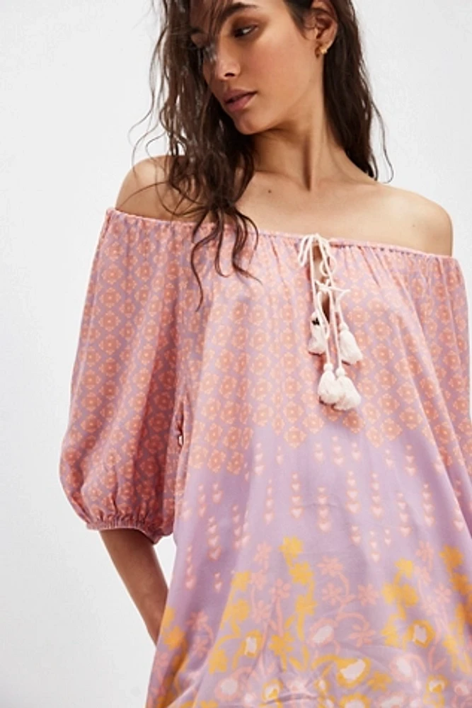 Spell Sweet Nothings Short Sleeve Blouse