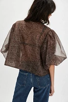 Nigel Preston Opera Puff Printed Top