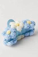 Sailor Crochet Flower Claw Clip