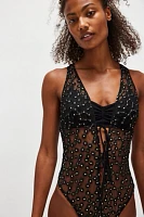 Isabel Embroidered Bonbon Bodysuit