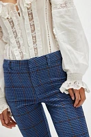 Molly Slim Plaid Pants