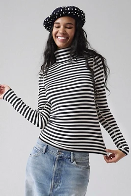 We The Free Good Stripe Turtleneck