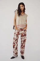 We The Free Risk Taker Mid-Rise Printed Jeans