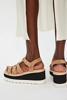 Mykonos Suede Fisherman Flatflorm Wedges