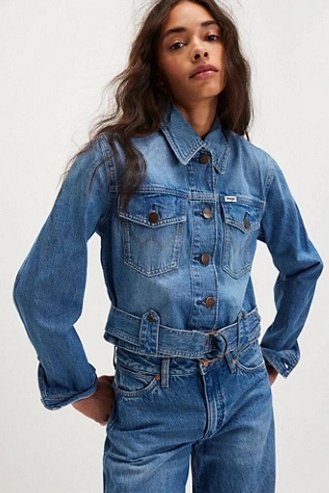 Wrangler Denim Moto Jacket