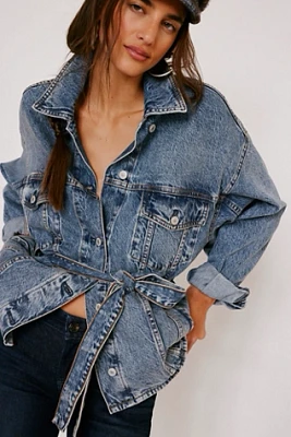 We The Free Knotted Denim Jacket