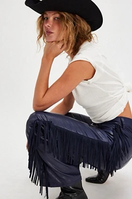 MOTHER The Fringe Half-Pipe Sneak Pants