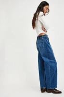 MOTHER The Full-Pipe Flood Jeans