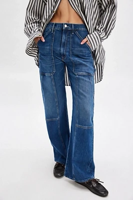 MOTHER The Lasso Utility Sneak Jeans