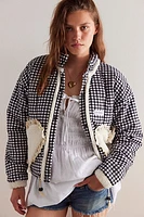 A/ASUNSOLO Gingham Heart Jacket