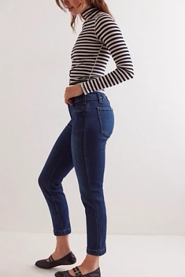 CRVY Evie Slim Bootcut Jeans