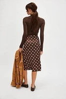 Analise Printed Midi Skirt