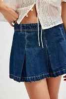 We The Free Madison Ave Denim Mini Skirt