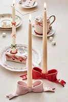 Bow Taper Candles