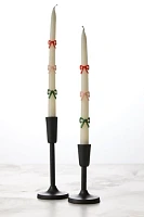 Bow Taper Candles