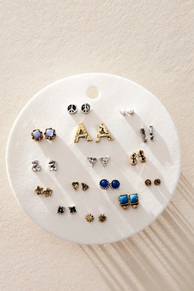 Monogram Stud Set