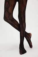 Sleek Snakeskin Tights